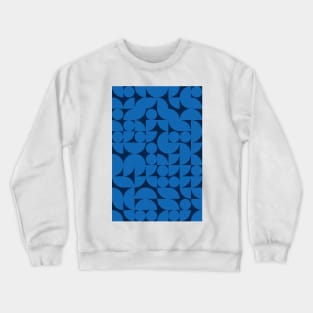 Men Bluish Geometric Pattern - Shapes #1 Crewneck Sweatshirt